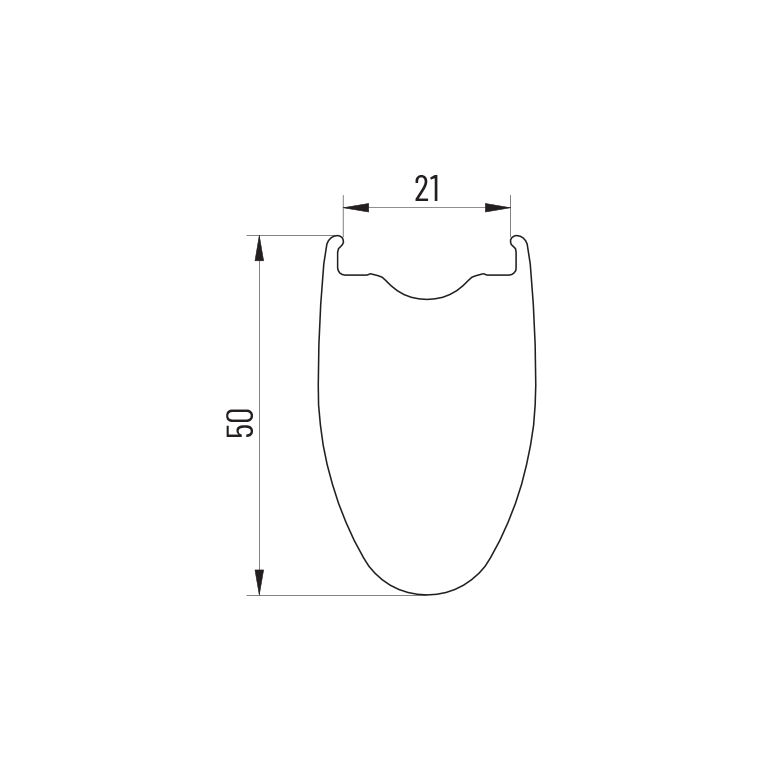 Paar MICHE KLEOS 50 DISC Tubeless Ready wielen (Center Lock)