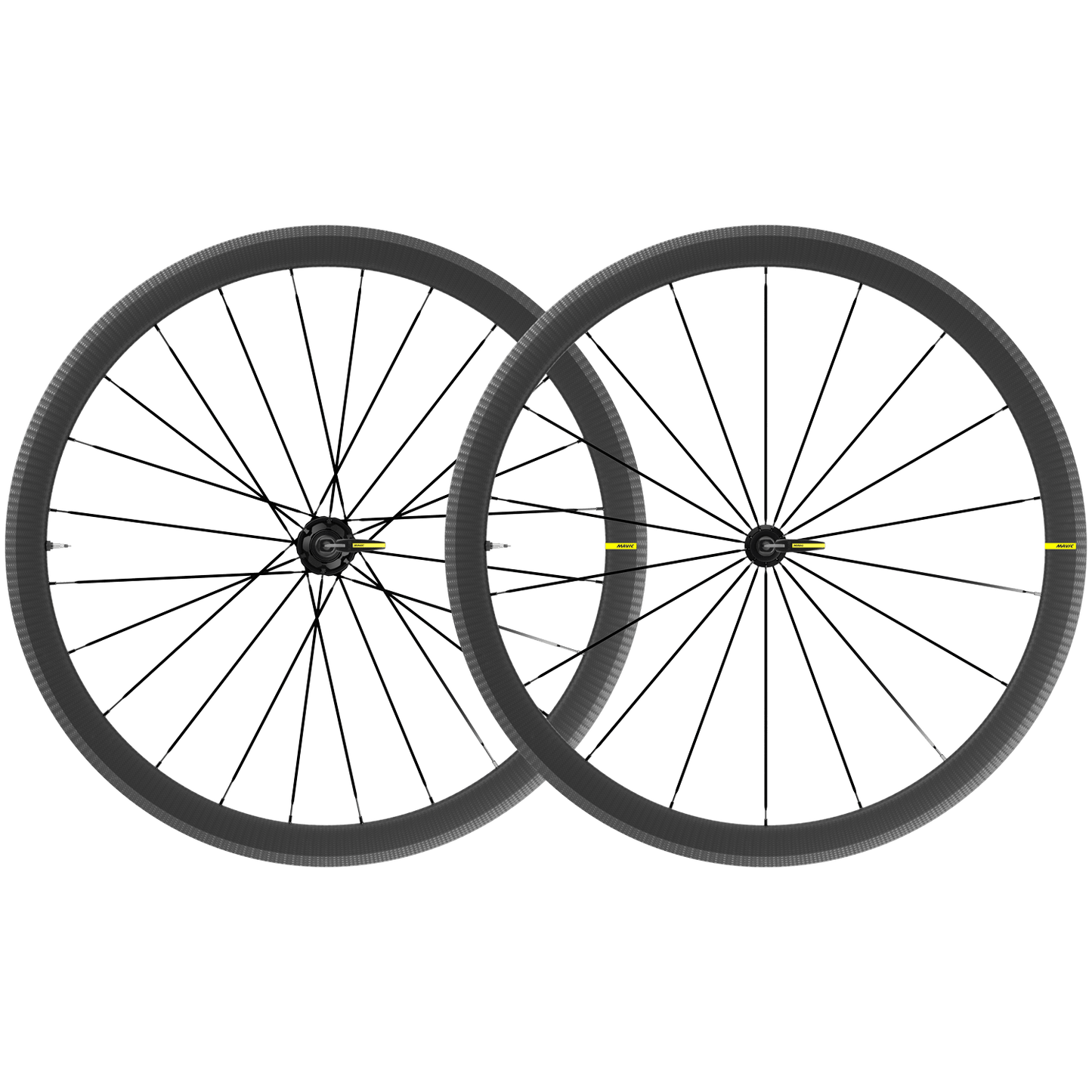 Paar MAVIC COSMIC SL 40 wielen met banden