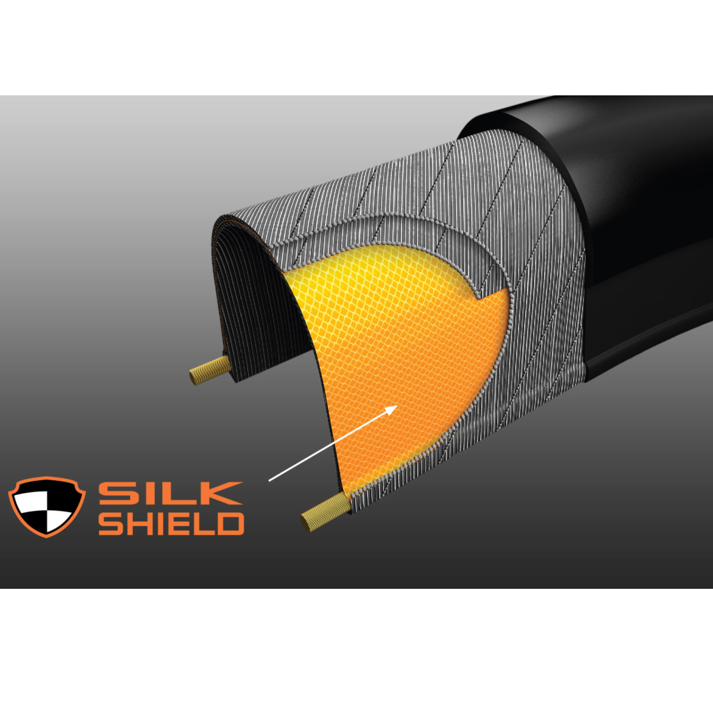 MAXXIS RAVAGER 700c45c 60TPI SilkShield Tubeless Ready band Zwart