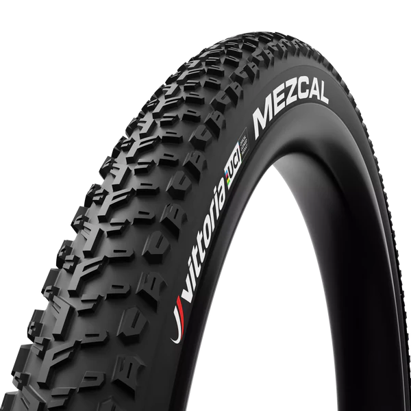 VITTORIA MEZCAL XC 29X2.25 "UCI Rainbow Edition" Tubeless Ready Zachte Zwarte band