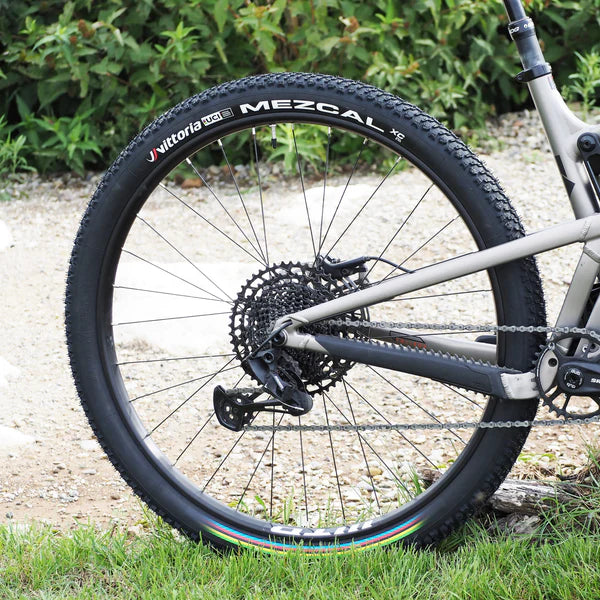 VITTORIA MEZCAL XC 29X2.25 "UCI Rainbow Edition" Tubeless Ready Zachte Zwarte band