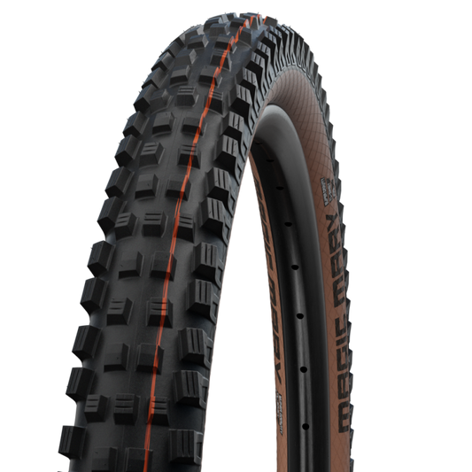 SCHWALBE MAGIC MARY 29x2.40 ADDIX SOFT SUPERGRAVITY Tubeless Ready Zachte zwarte/bruine band