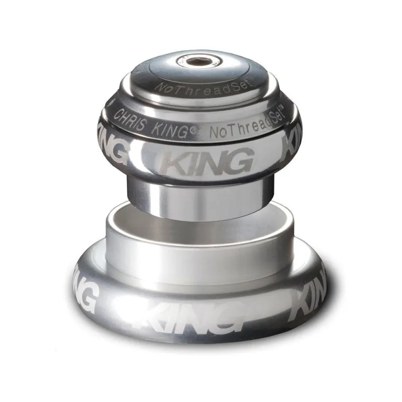 Externe balhoofdset CHRIS KING NOTHREADSET 1"1/8-1.5" EC34/EC49 Zilver