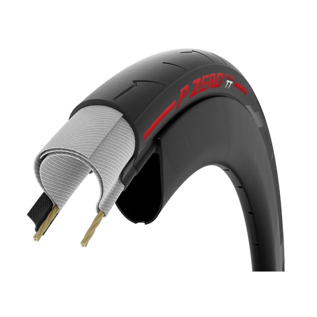 PIRELLI P ZERO Race TT 700c Tubetype Rode band