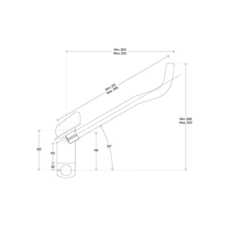DEDA PARABOLICA PRO verlengsnoeren
