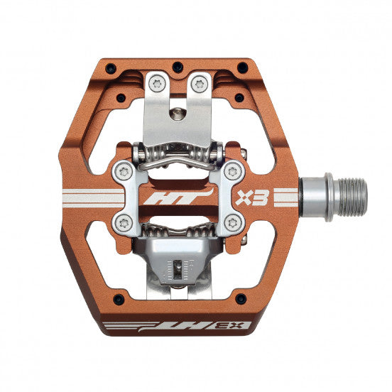 HT COMPONENTS X3 Bronzen pedalen