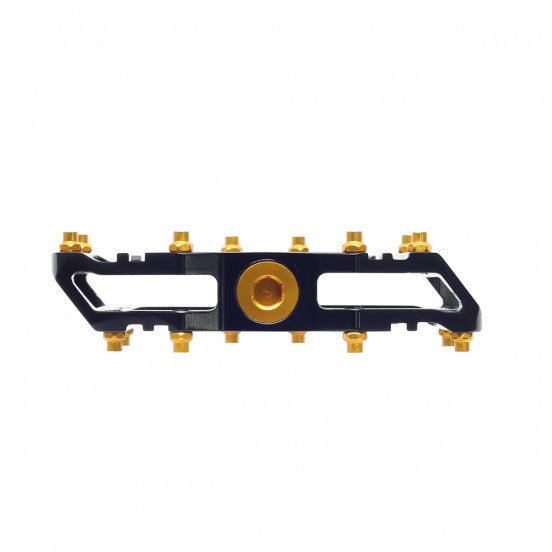 HT COMPONENTS AR09T Titanium platte pedalen zwart