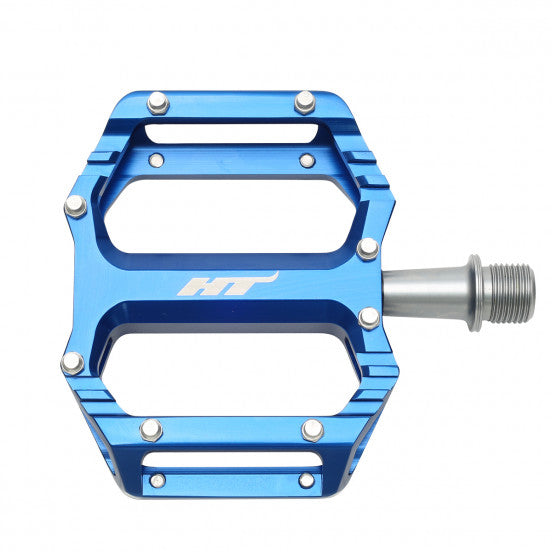 HT COMPONENTS AR09 marineblauwe platte pedalen