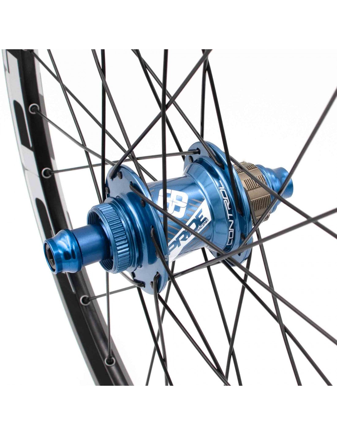 Wielenpaar PRIDE 20" (451mm) Control V1 Disc Assen 10/10mm Blauw