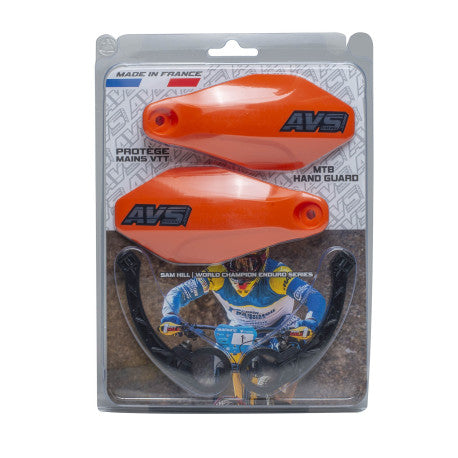 AVS BASIC handbeschermer (plastic lipje) Oranje