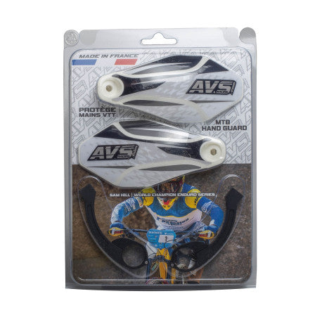 AVS KIT DECO Alu handbeschermer Wit/Zwart