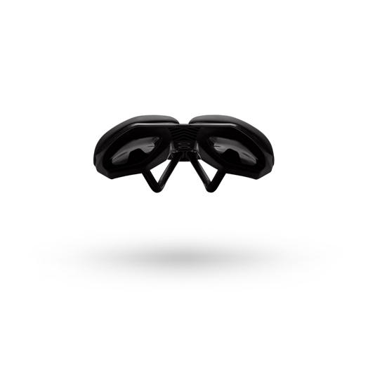 PRO TURNIX PERFORMANCE Zadel 132mm Stalen Rails Zwart