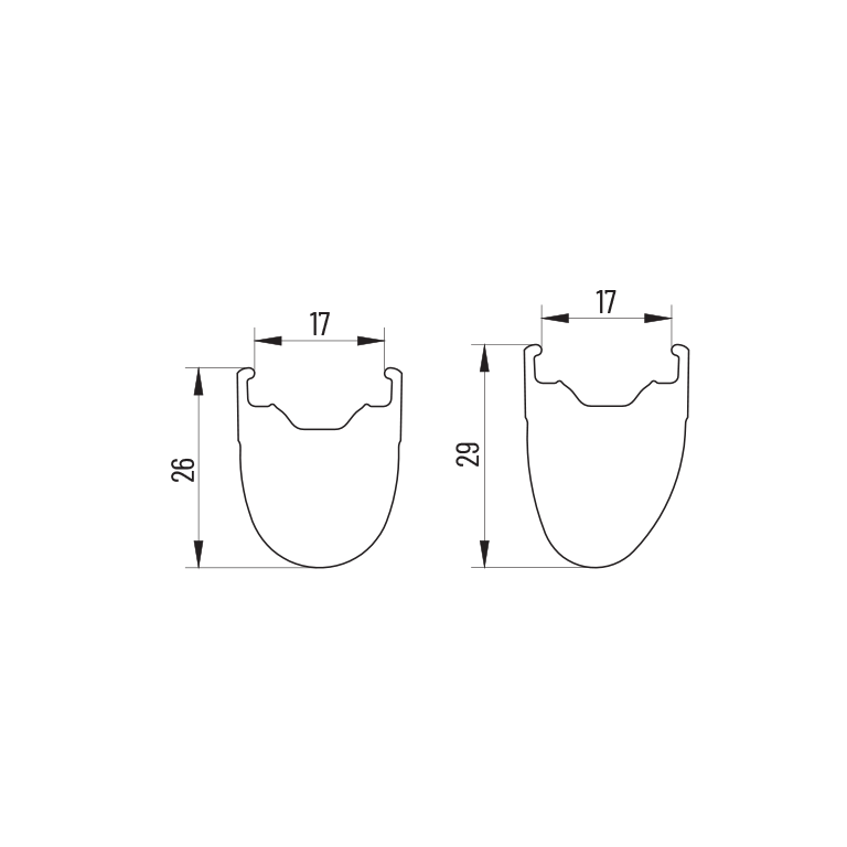 Paar MICHE RACE PRO 2 LIGHT wielen met banden