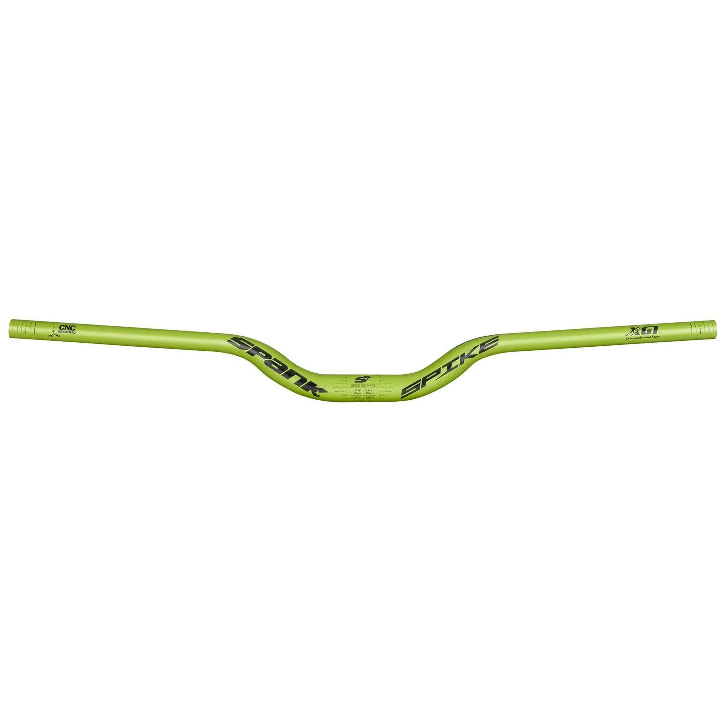 SPANK SPIKE 800 RACE Hanger Stijging 50mm 800mm Groen