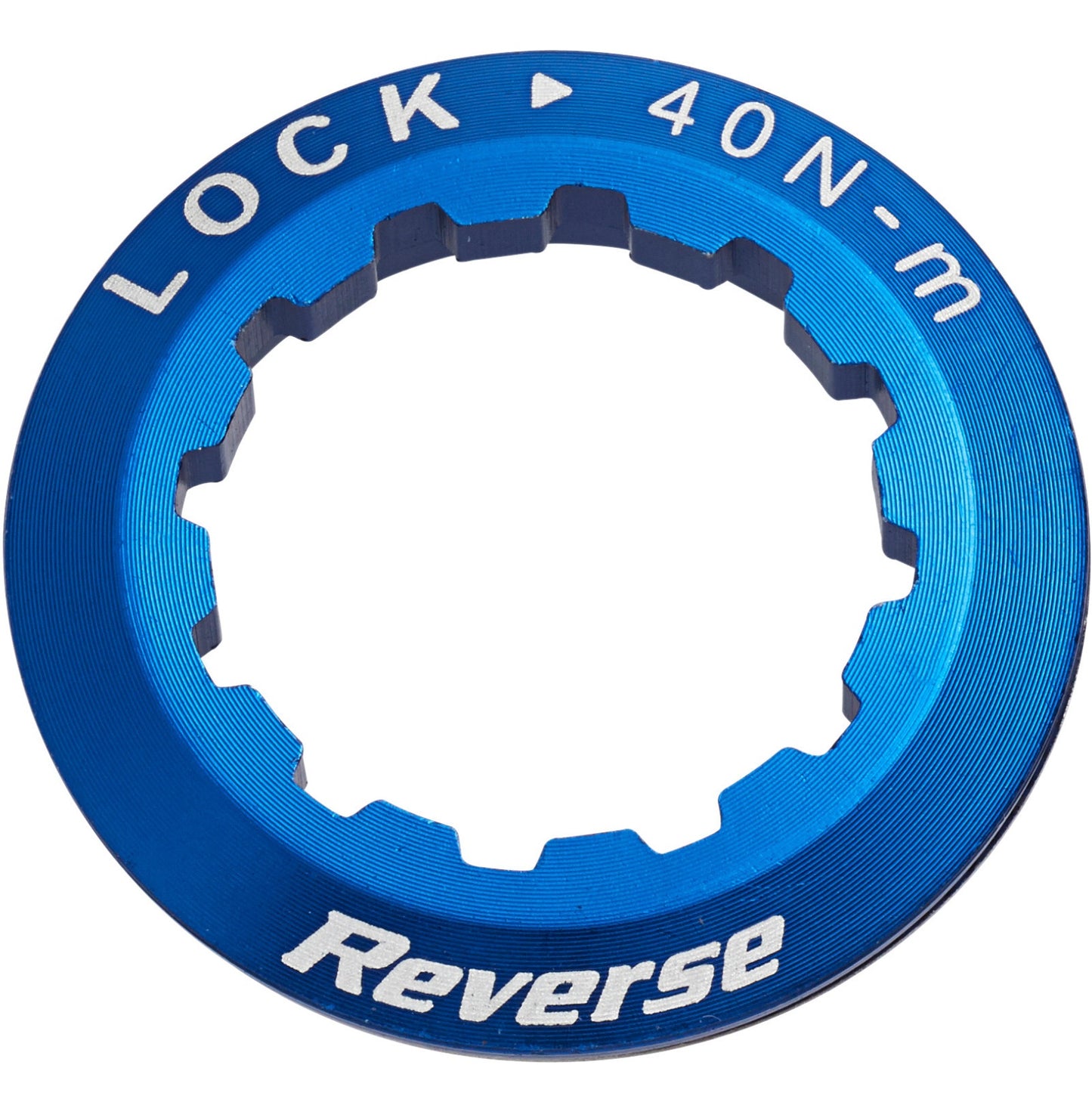 Cassettemoer 8/11V REVERSE COMPONENTS Blauw