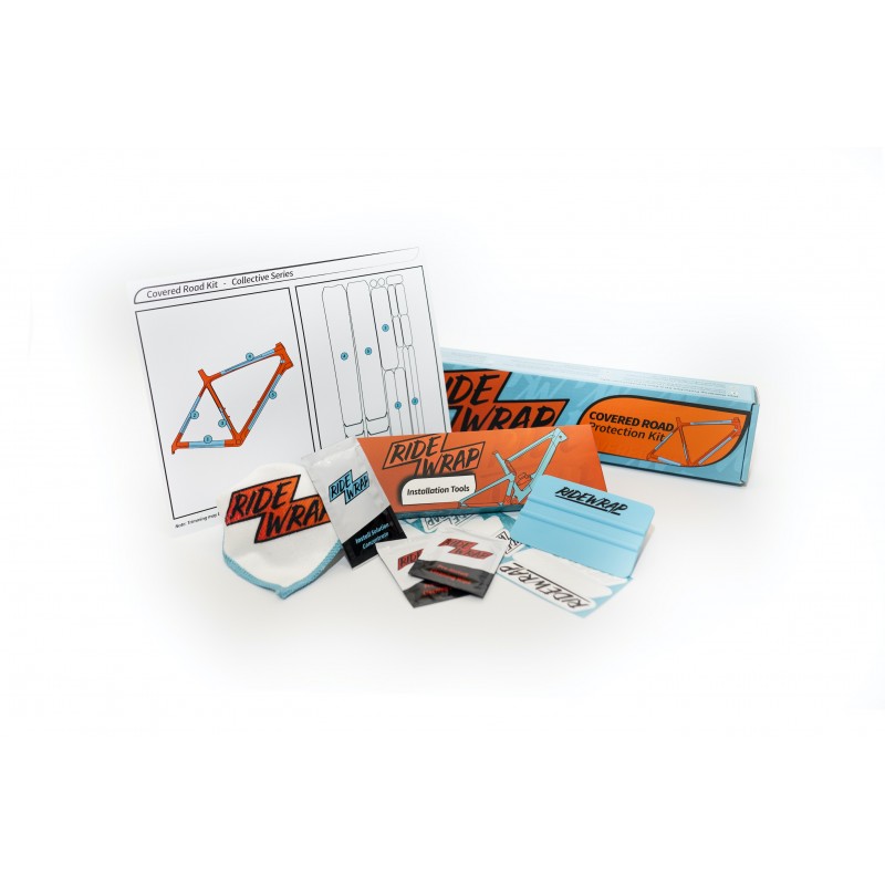 RIDE WRAP COVERED Zelfklevende framebeschermer Glanzende afwerking