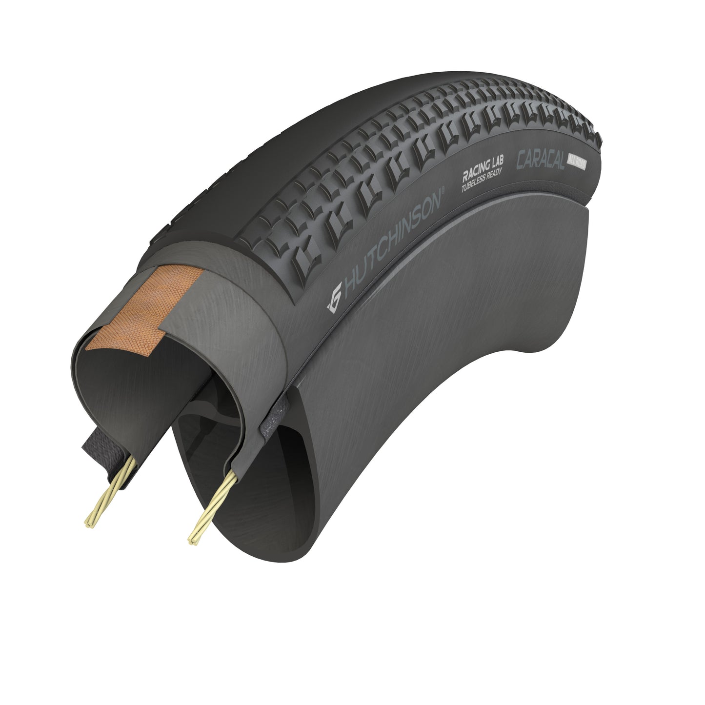 HUTCHINSON CARACAL ALLROAD 700x35 Tubeless Ready Zwarte band