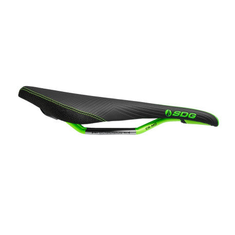 SDG DUSTER MTN Rails Cro-Mo Zadel Zwart/Groen