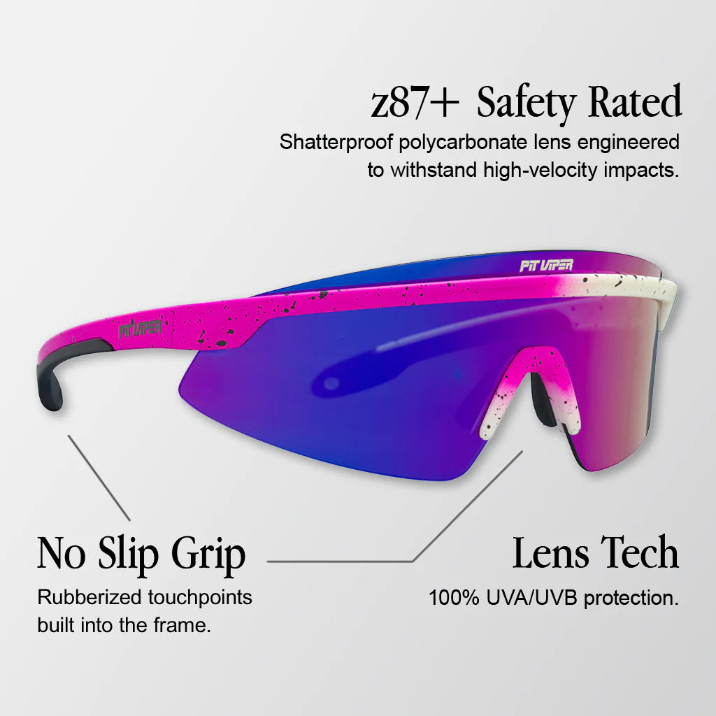 PIT VIPER DE DOMESTIQUE SKYSURFER Bril Roze/Paars