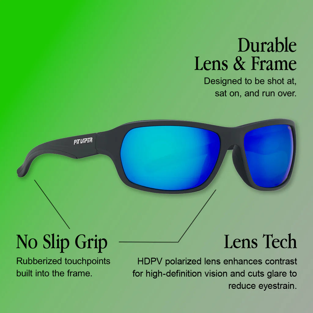 PIT VIPER DE EXEC SOMOX HDPV Blauw gepolariseerde bril