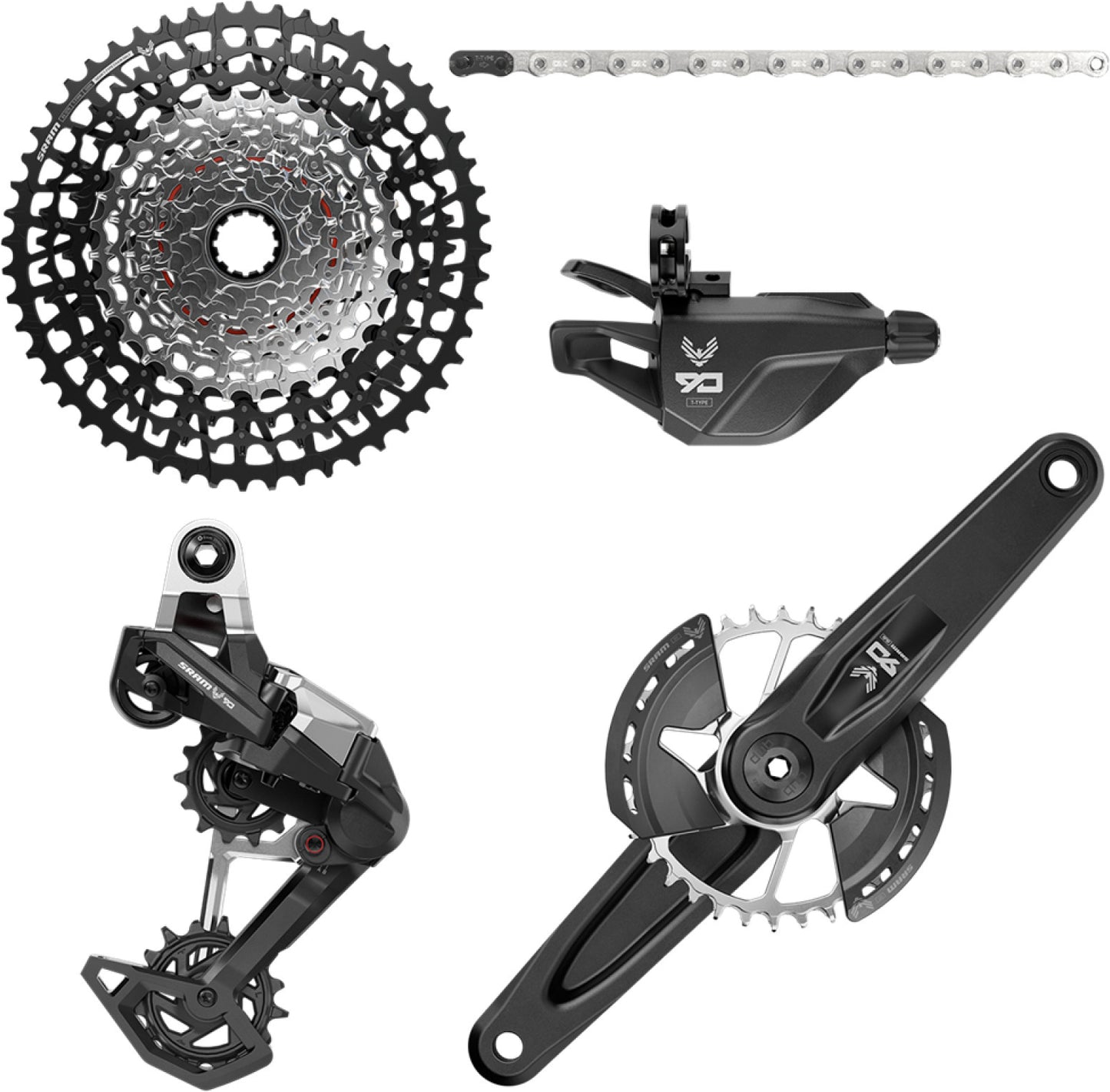 SRAM EAGLE 90 T-TYPE DUB 12V 32T Guards Pakket