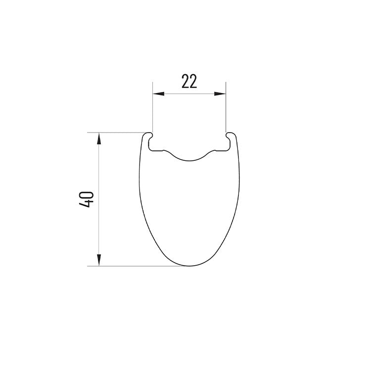 Paar MICHE SWR EVO 40 DISC Tubeless Ready wielen (Center Lock)
