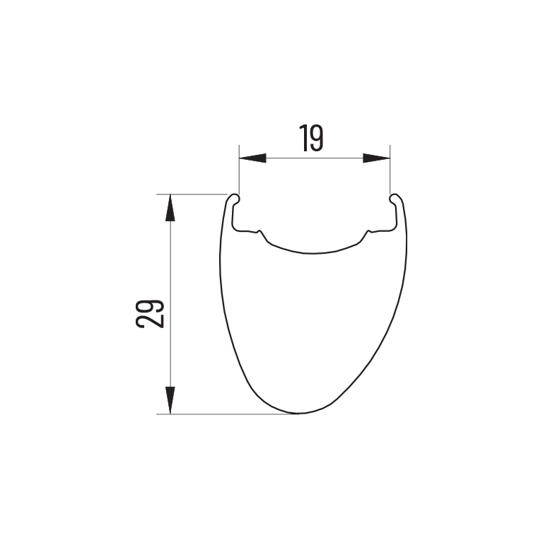Paar MICHE SYNTIUM AERO DISC Tubeless wielen (Center Lock)