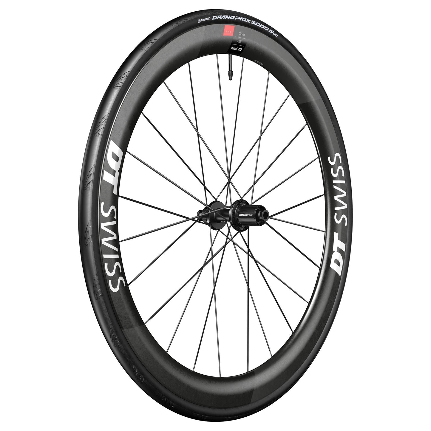 Paar DT SWISS ARC 1100 DICUT WTS SPO 50 DISC Tubeless Ready wielen (Center Lock)