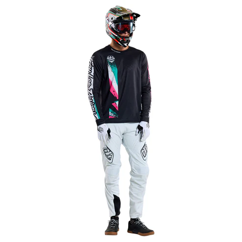 TROY LEE DESIGNS SPRINT FULL PULL Lange Mouw Jersey Zwart 2025