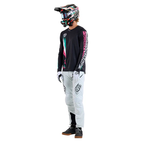 TROY LEE DESIGNS SPRINT FULL PULL Lange Mouw Jersey Zwart 2025