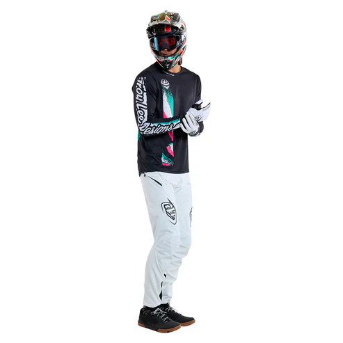 TROY LEE DESIGNS SPRINT FULL PULL Lange Mouw Jersey Zwart 2025