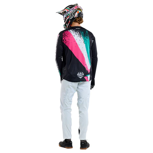 TROY LEE DESIGNS SPRINT FULL PULL Lange Mouw Jersey Zwart 2025