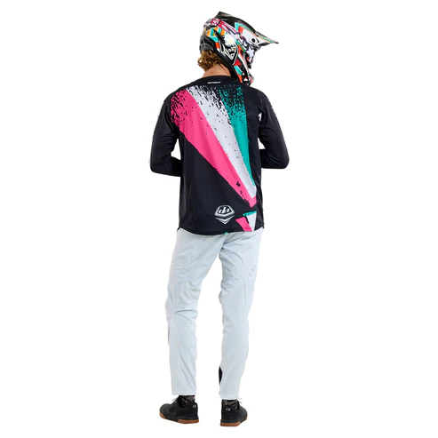 TROY LEE DESIGNS SPRINT FULL PULL Lange Mouw Jersey Zwart 2025