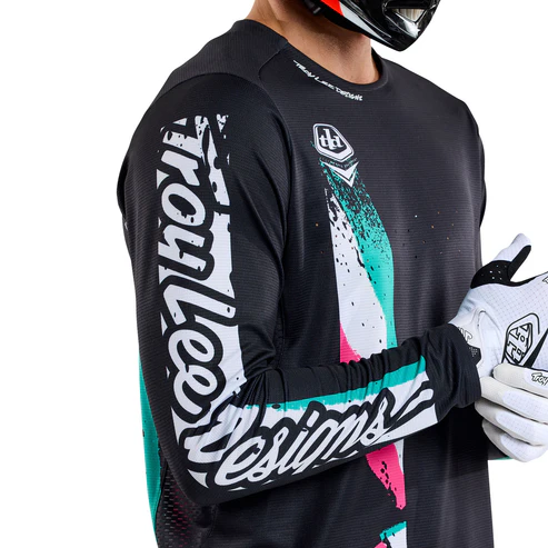 TROY LEE DESIGNS SPRINT FULL PULL Lange Mouw Jersey Zwart 2025