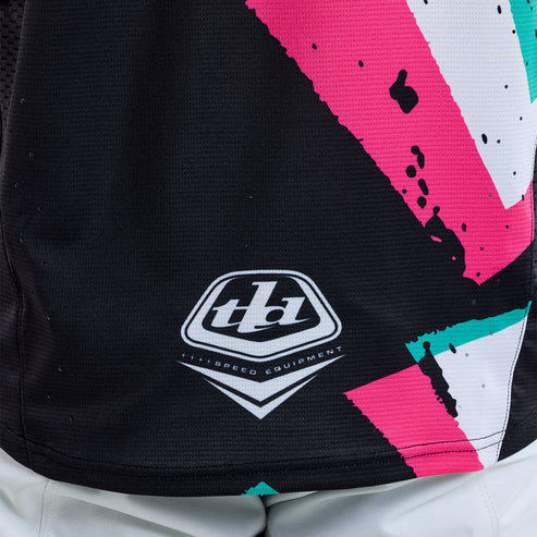 TROY LEE DESIGNS SPRINT FULL PULL Lange Mouw Jersey Zwart 2025