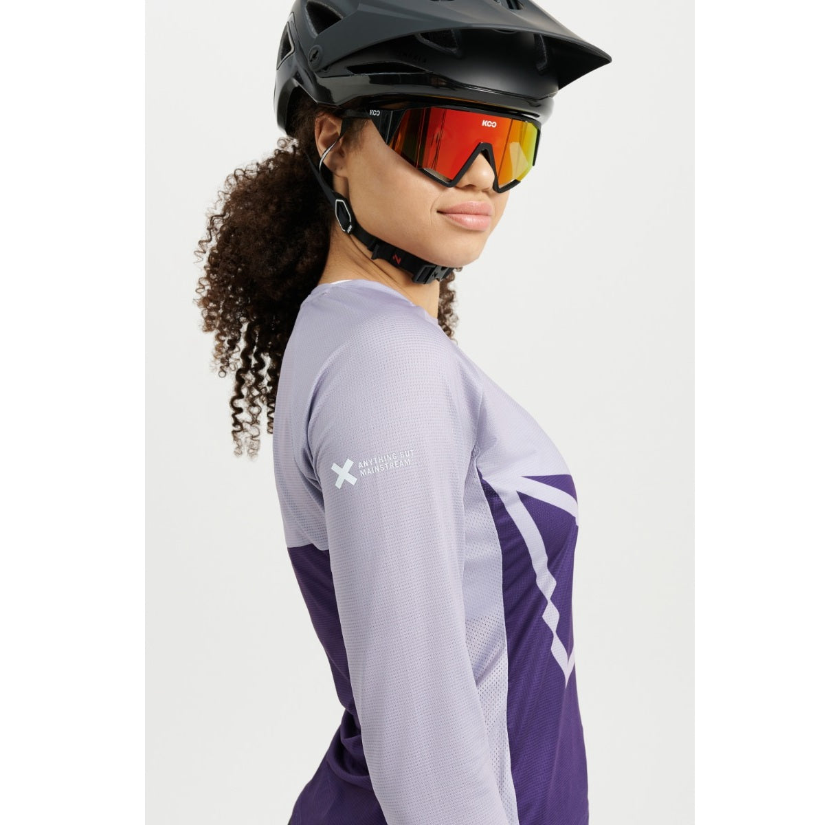 Dames USWE BERG MTB Long Sleeve Jersey Lavendel