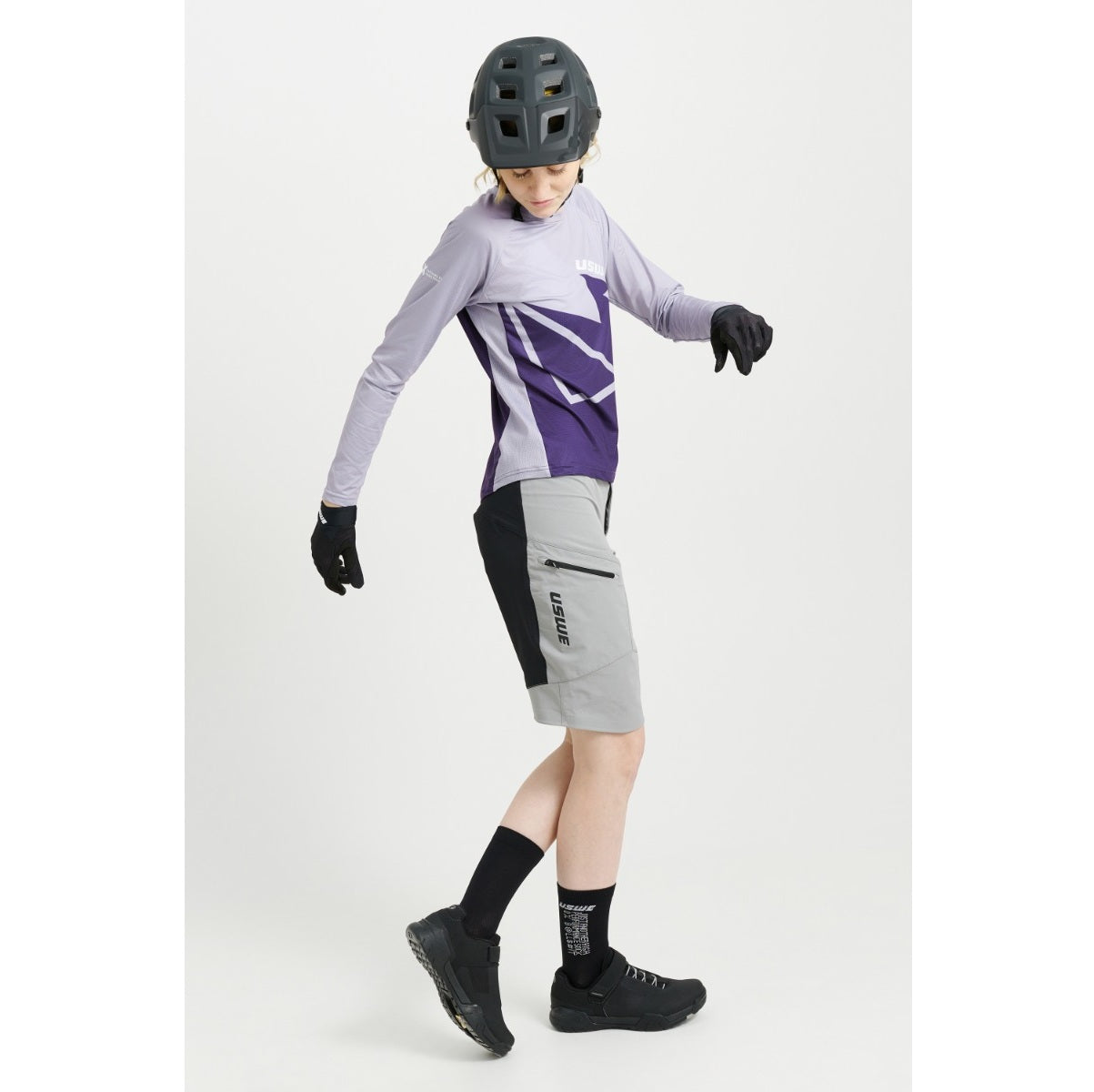 Dames USWE BERG MTB Long Sleeve Jersey Lavendel