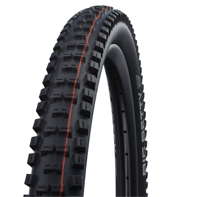 SCHWALBE BIG BETTY 27.5x2.40 ADDIX SOFT SUPERTRAIL Tubeless Ready Zacht Zwarte band