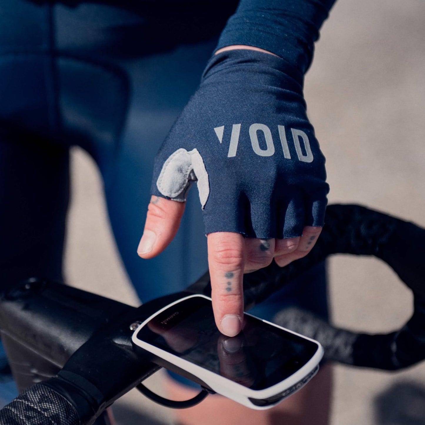 VOID VELO Korte Handschoenen Navy