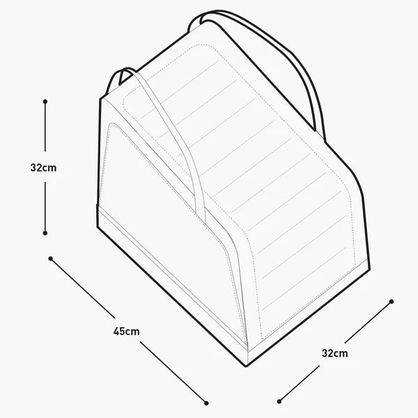 EVOC BAG 35L Reistas Zwart