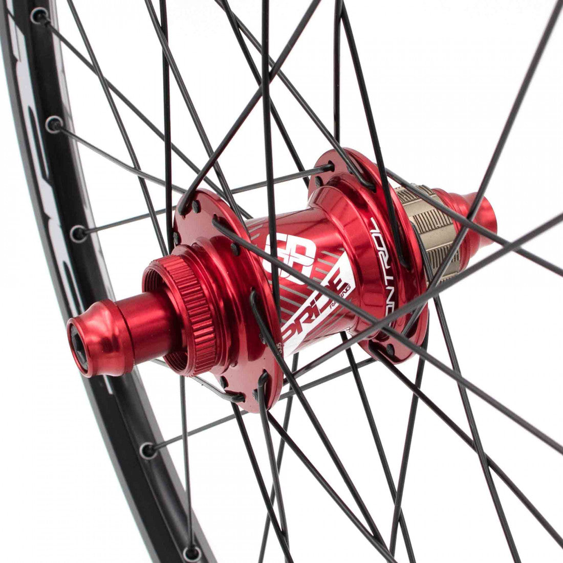 Wielpaar PRIDE 20" (451mm) Control V1 Disc Assen 10/15mm Rood