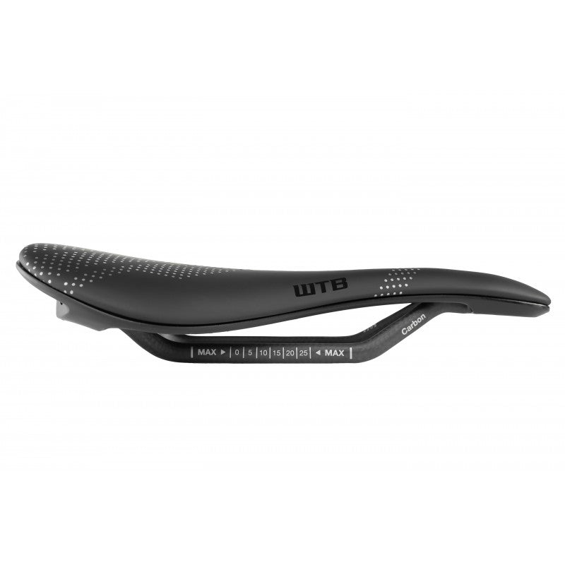WTB GRAVELIER 140mm Carbon Zadel Rails Zwart