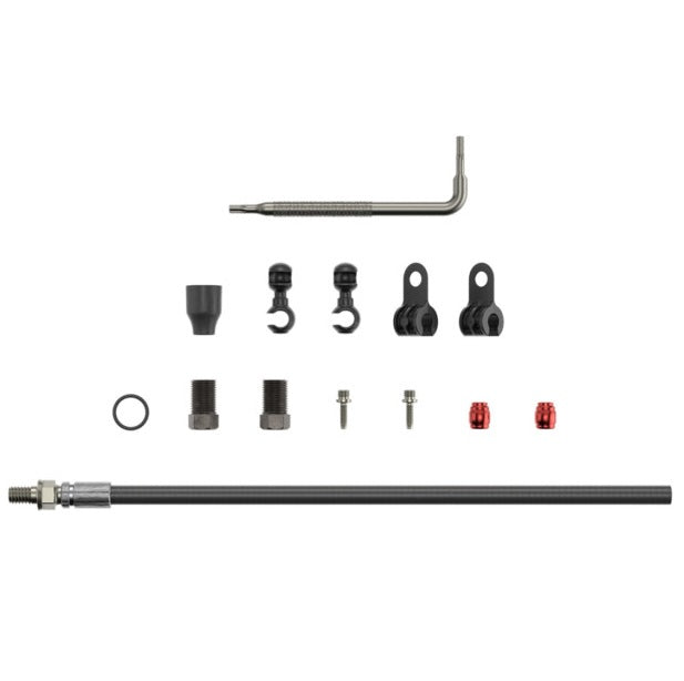 Kit hydraulische slang SRAM schroefdraad krimp 2000mm Elixir 5/7/9/R/CR/X0,Guide R/RS/RSC A1,DB5,Level TL