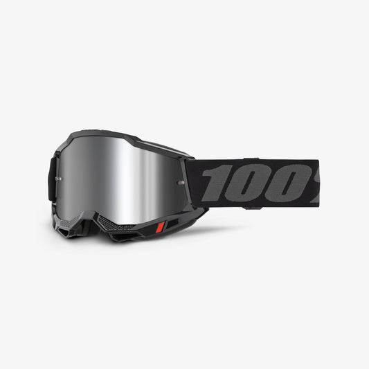 Masker 100% ACCURI 2 Zwart Silver Mirror Scherm