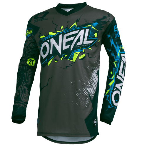 O'NEAL ELEMENT VILLAIN Junior Lange Mouw Jersey Grijs