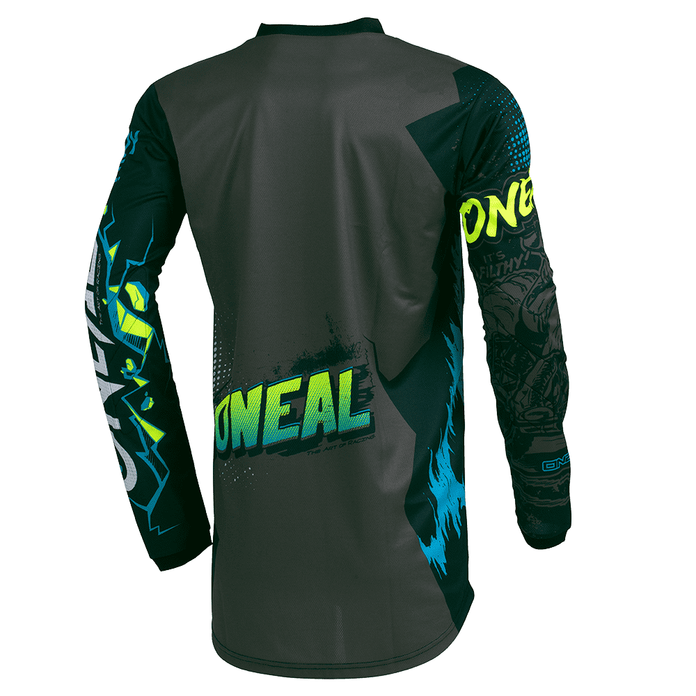 O'NEAL ELEMENT VILLAIN Junior Lange Mouw Jersey Grijs
