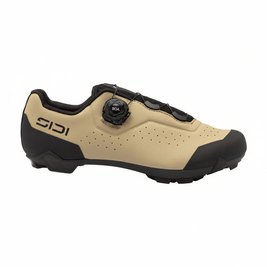 XC gravel schoenen Sidi Liinea dark sand, buitenzijde profielaanzicht