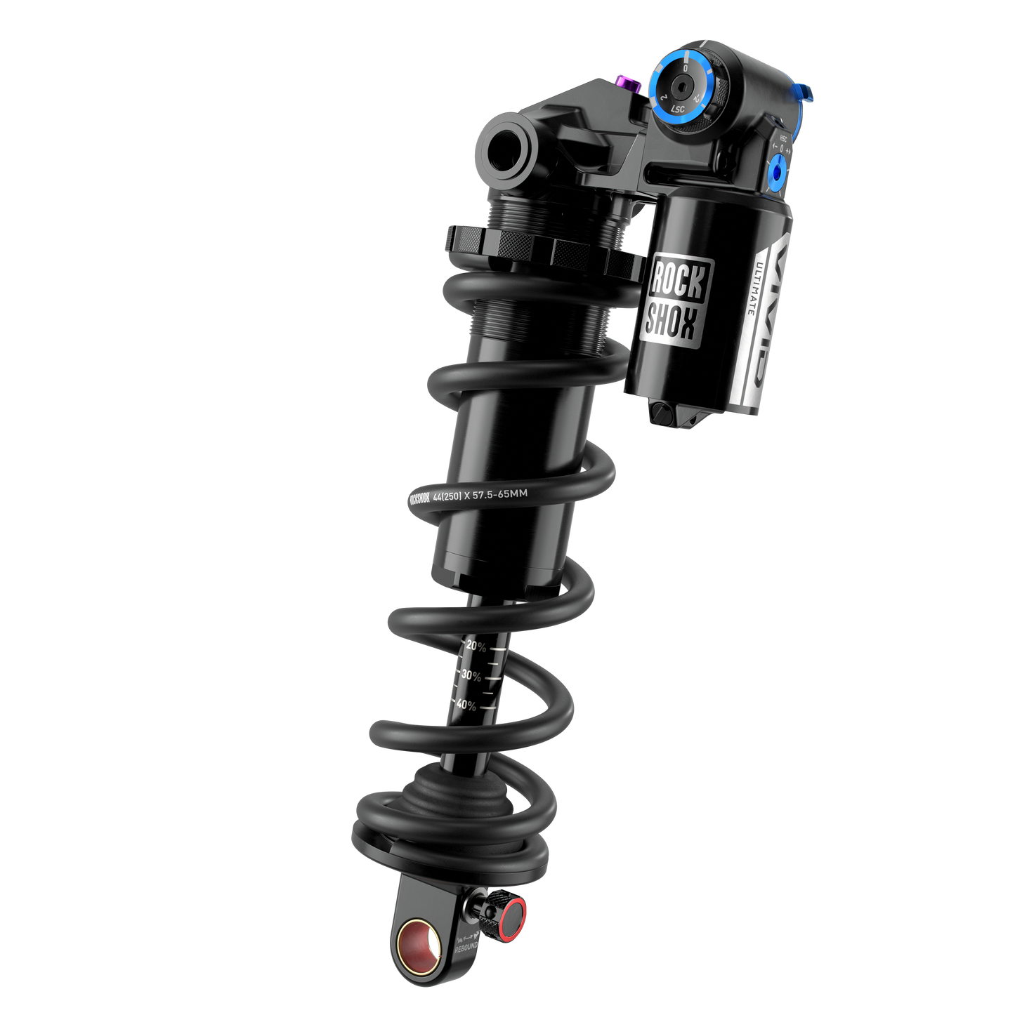 ROCKSHOX VIVID COIL ULTIMATE RC2T D1 Trunnion Spring schokdemper voor Specialized Enduro 2020+