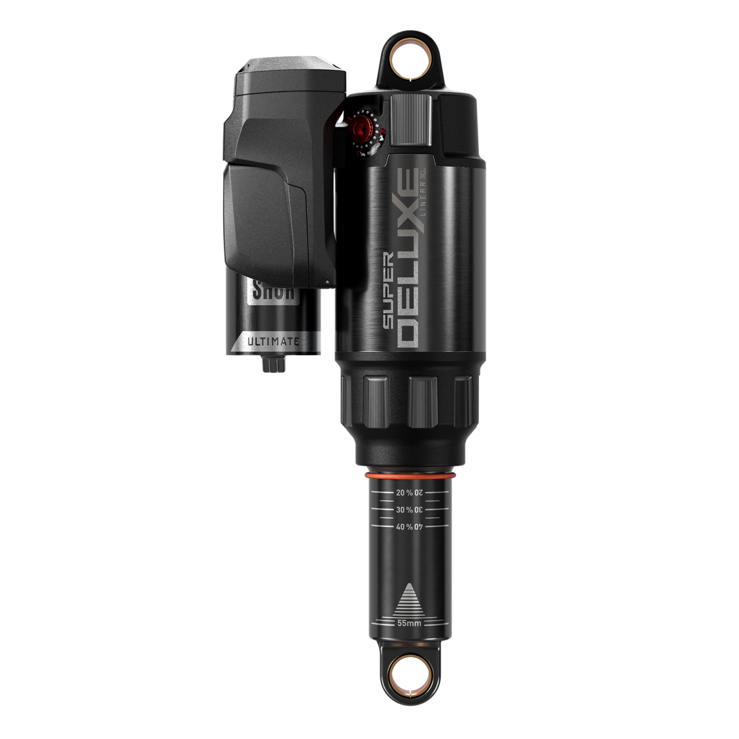 RS Super Deluxe Ultimate Flight Attendant - (210x55) LineairXLAir, TokenLoc3,Reb55/Comp30,Mid4-Lock6,HydrBottomStdNoBushing90deg(8x20,Batterij,USB-C Oplader)-D1Levo SL S2-S6 2022+