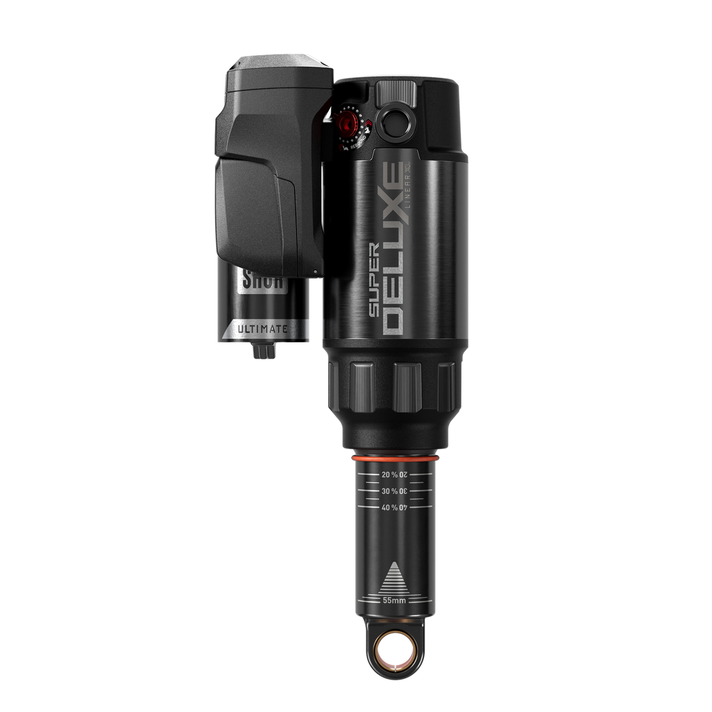 ROCKSHOX SUPER DELUXE ULTIMATE FLIGHT ATTENDANT RC3 HBO LINEAR XL D1 Trunnion schokdemper voor Specialized Enduro 2020+